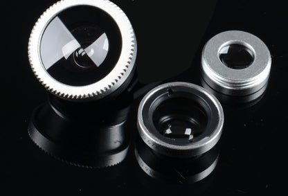Phone Lens Fisheye 0.67x Wide Angle Zoom Lens Camera Kit Gadgets Gym From House Silver