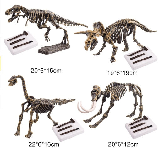 Dinosaur archaeological excavation toys DIY archaeological Kids DealSniper.net