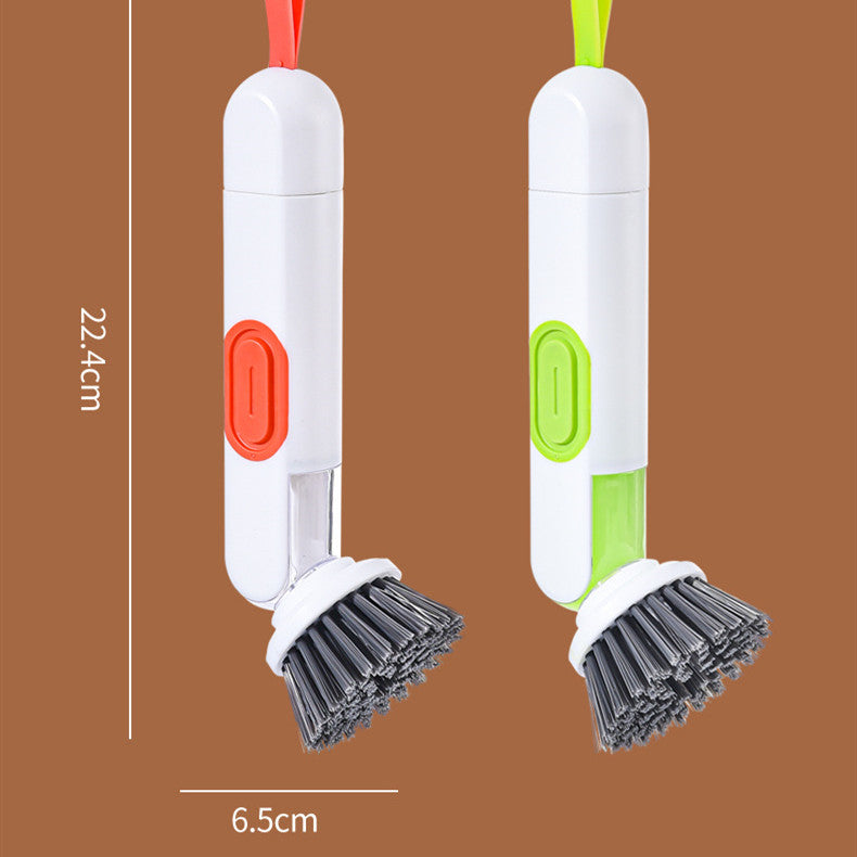 Multi-Functional Long-Handle Liquid-Filled Cleaning Brush Pets dealsniper-net