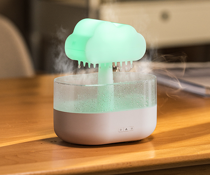 200ML Rain Cloud Humidifier Water Drip Rain Cloud Diffuser With Essential Oils Aroma Diffuser Home dealsniper-net