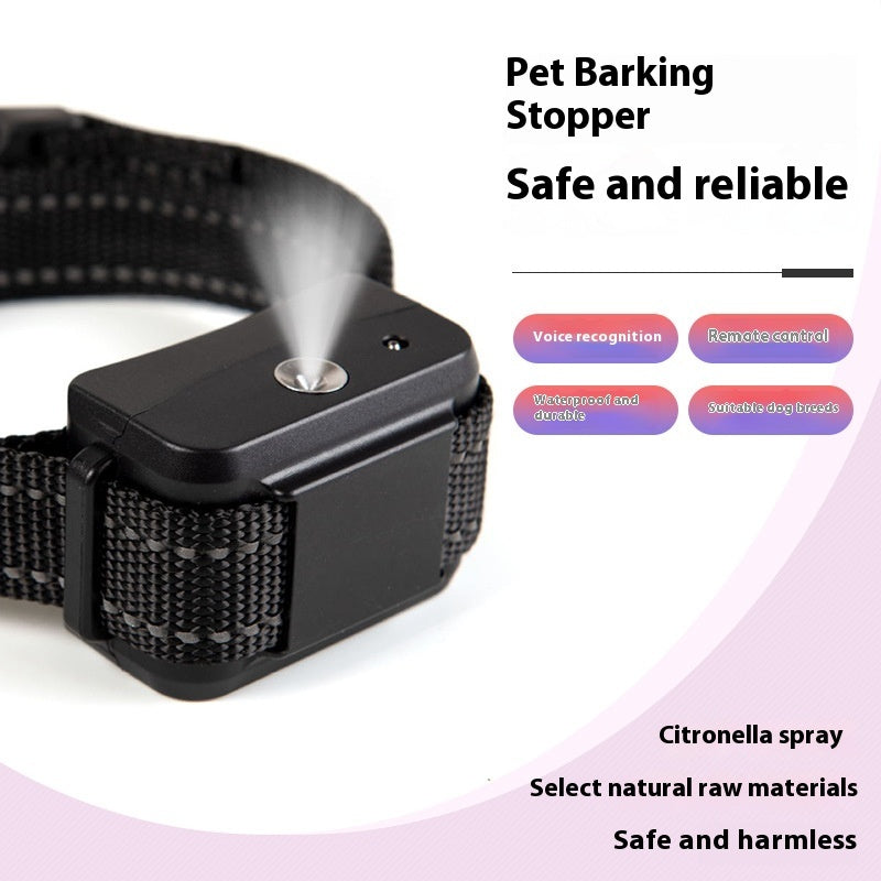 Automatic Bark Stopper Dog Intelligent Training Spray Collar Pet Products Pets dealsniper-net