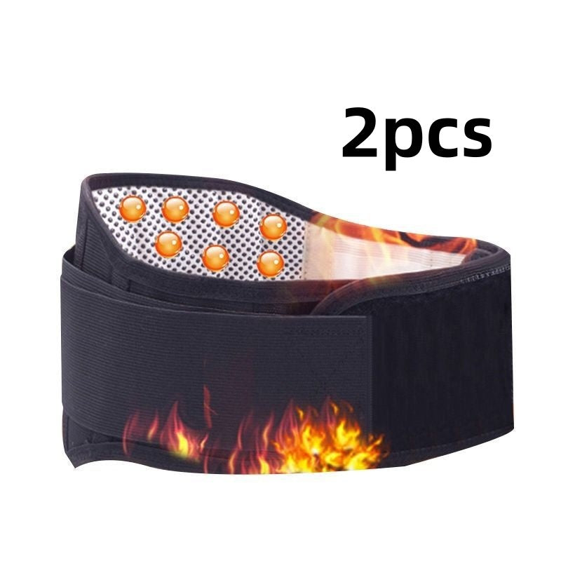 Men's And Women's Warm And Self-heating Belt Health DealSniper.net Black 2pcs M