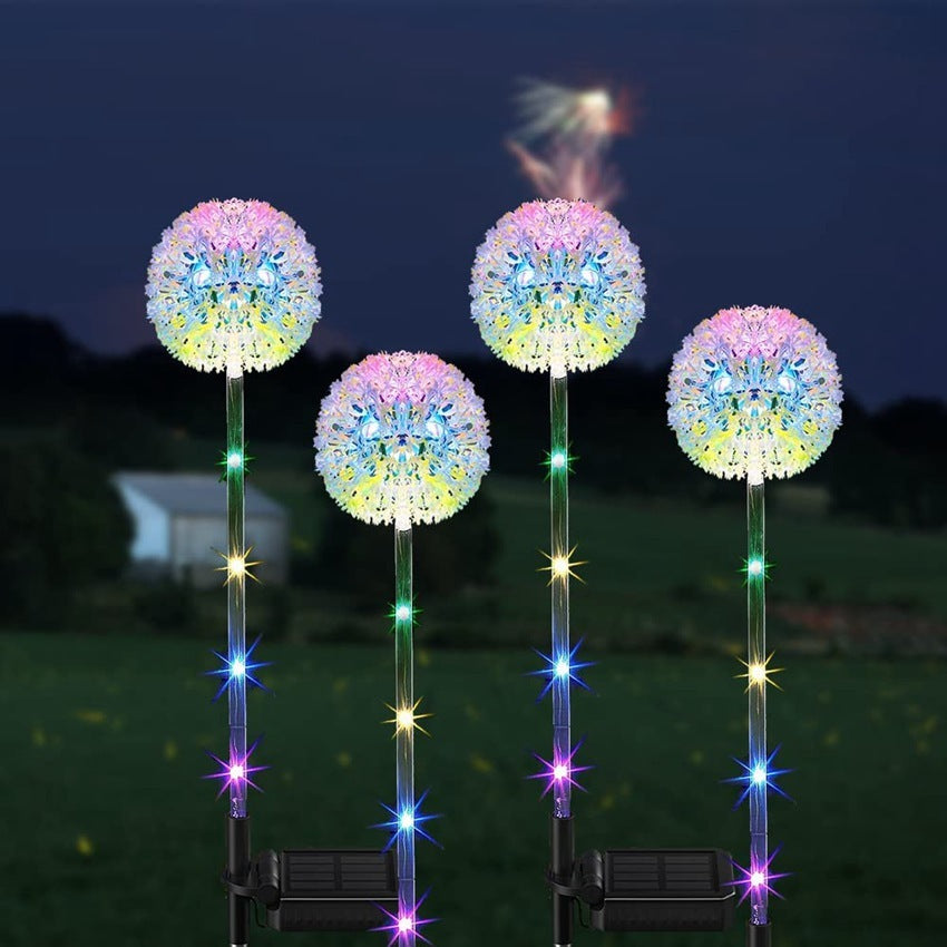 Solar Garden Simulation Dandelion Onion Ball Ground Lamp Garden dealsniper-net