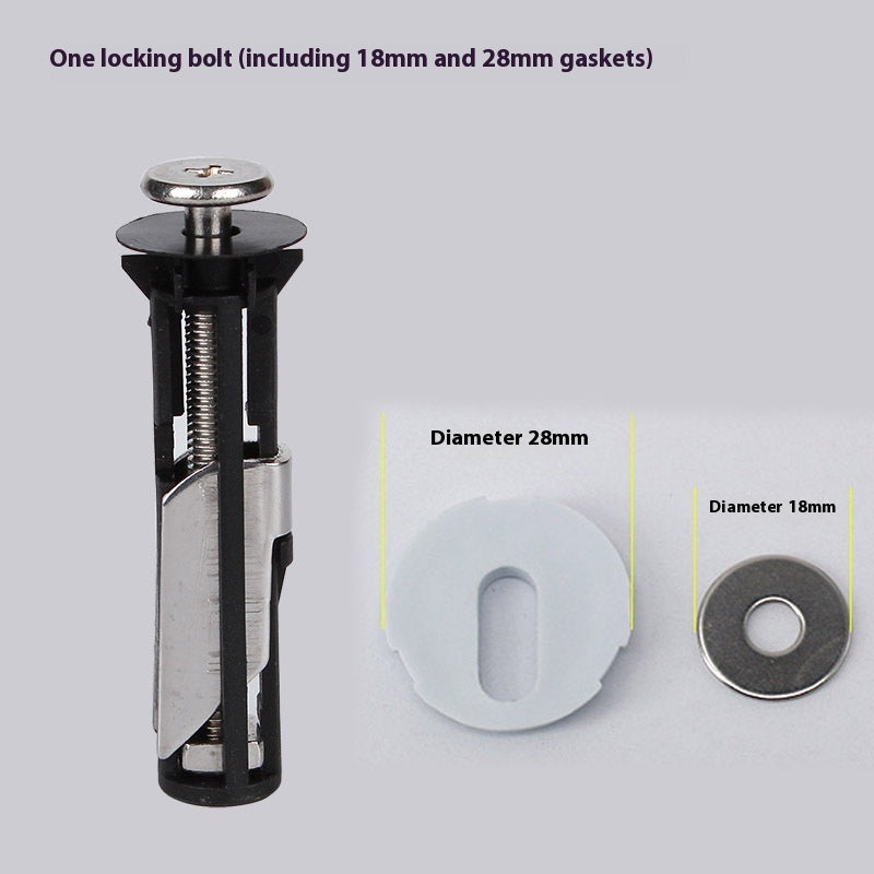 Toilet Lid Fixing Screw Locking 304 Stainless Steel Tools DealSniper.net One Gasket With 18or28mm