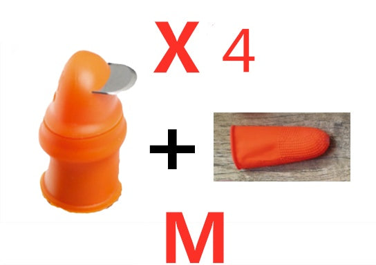 Silicone Thumb Knife Finger Protector Gears Cutting Garden DealSniper.net
