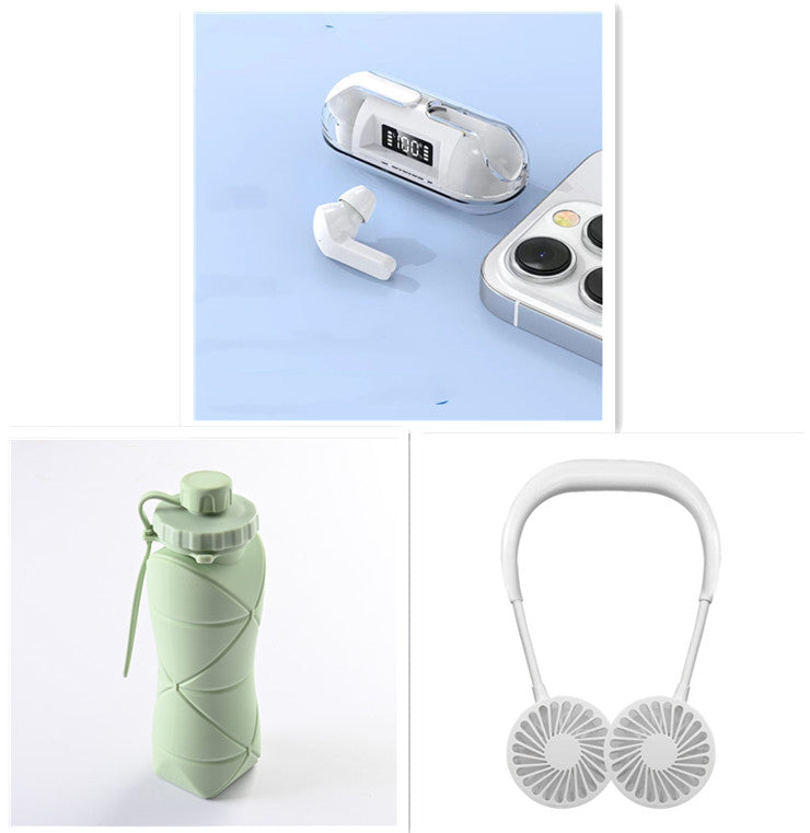 Wireless Bluetooth Headset 5.3 In-Ear Gadgets dealsniper-net White Set