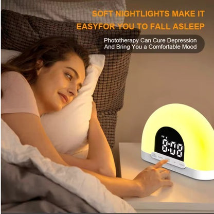 New Popular Snooze Function Sunrise Wake Up Light Alarm