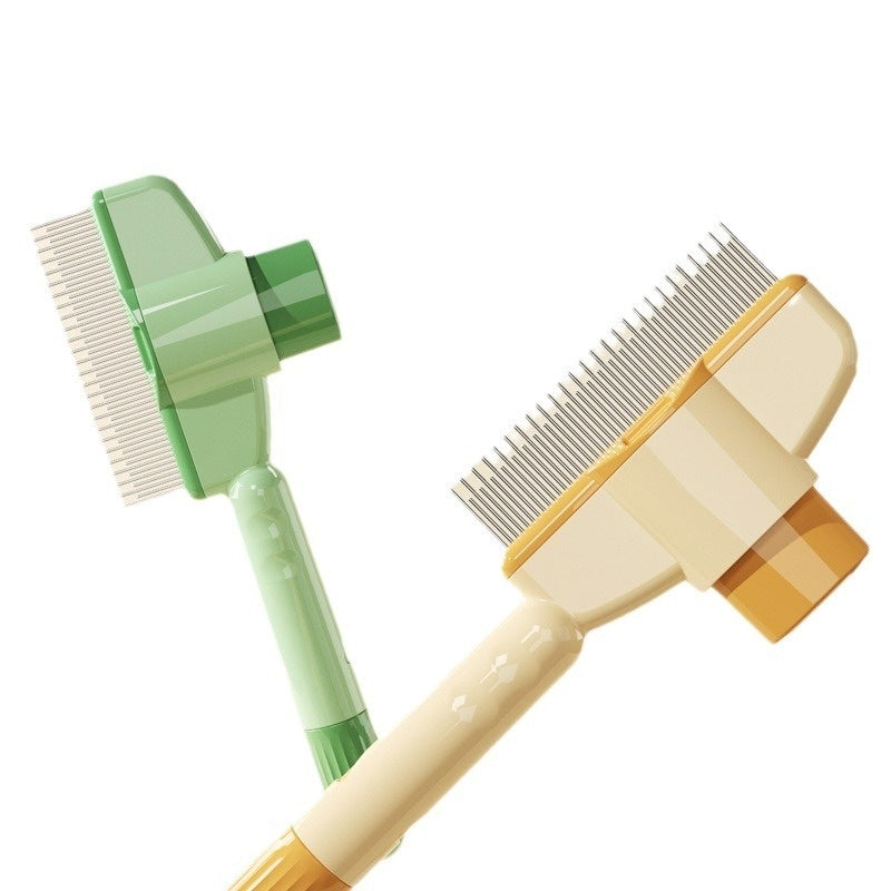 Professional Pet Comb For Dogs And Cats With Release Button Pets Gym From House