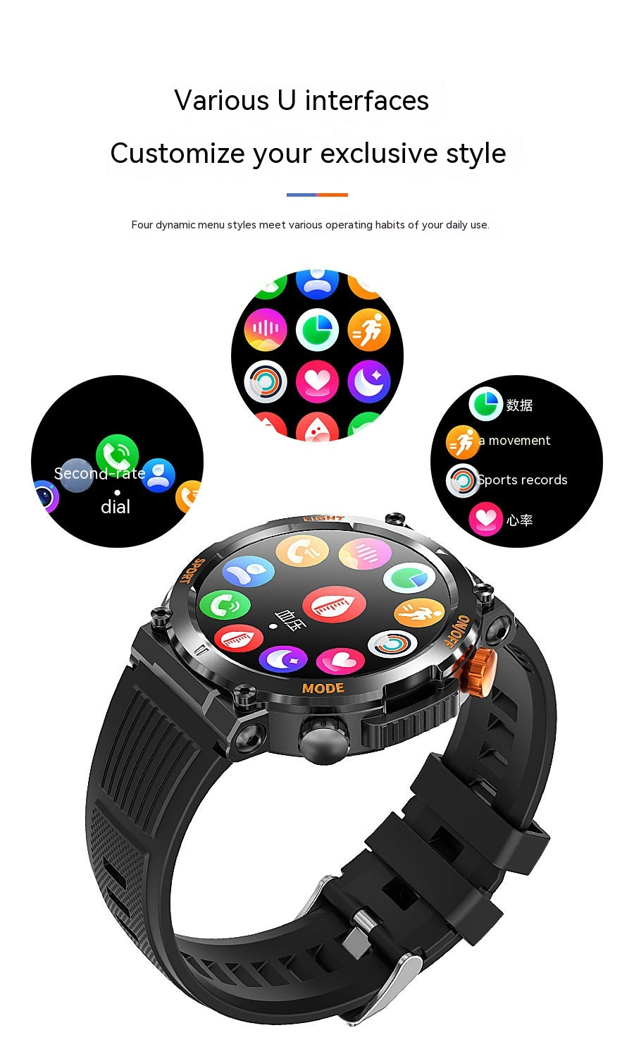Fashion Personality Sport Smart Watch Jewelry DealSniper.net