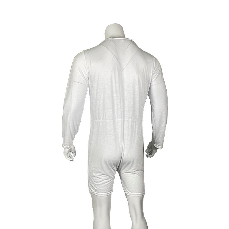 Pure Color Tight Jumpsuit New Homewear Men Gym From House