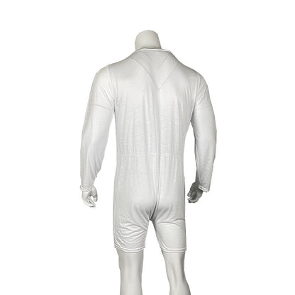 Pure Color Tight Jumpsuit New Homewear Men Gym From House