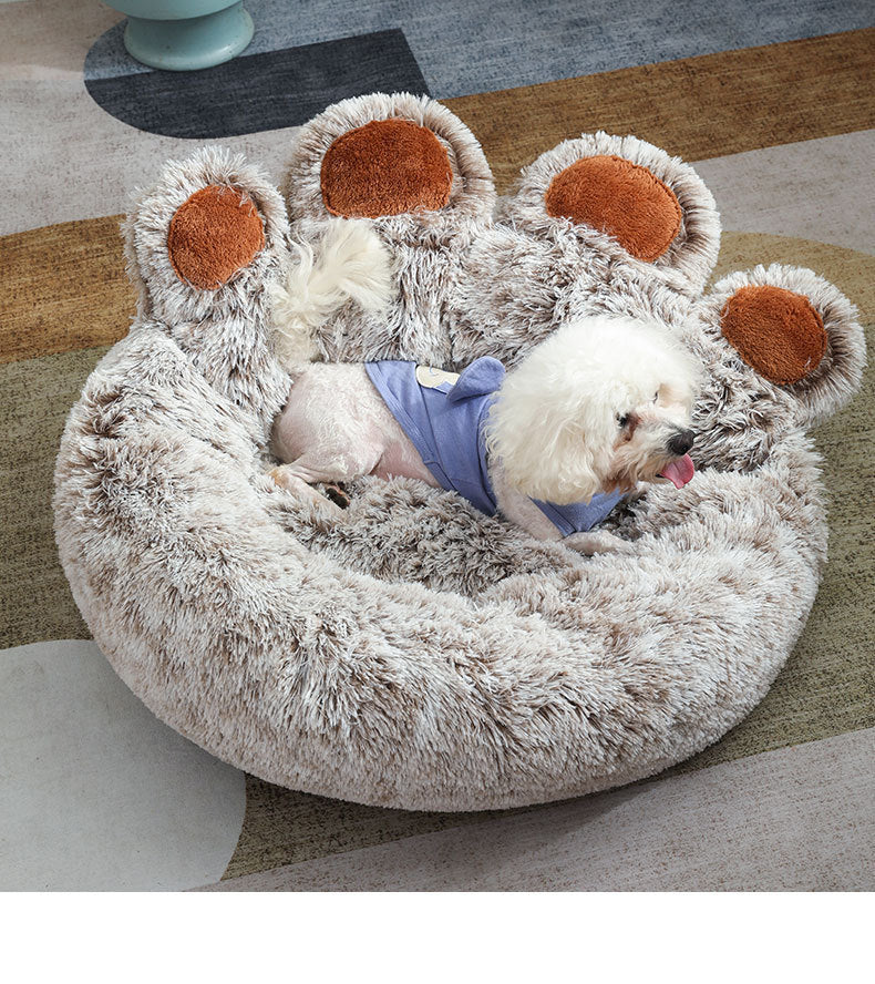 Plush Cathouse Doghouse Pet Bed Winter Warm Pets Gym From House