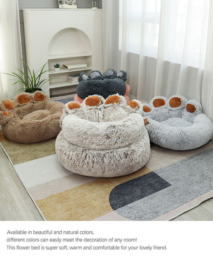 Plush Cathouse Doghouse Pet Bed Winter Warm Pets Gym From House