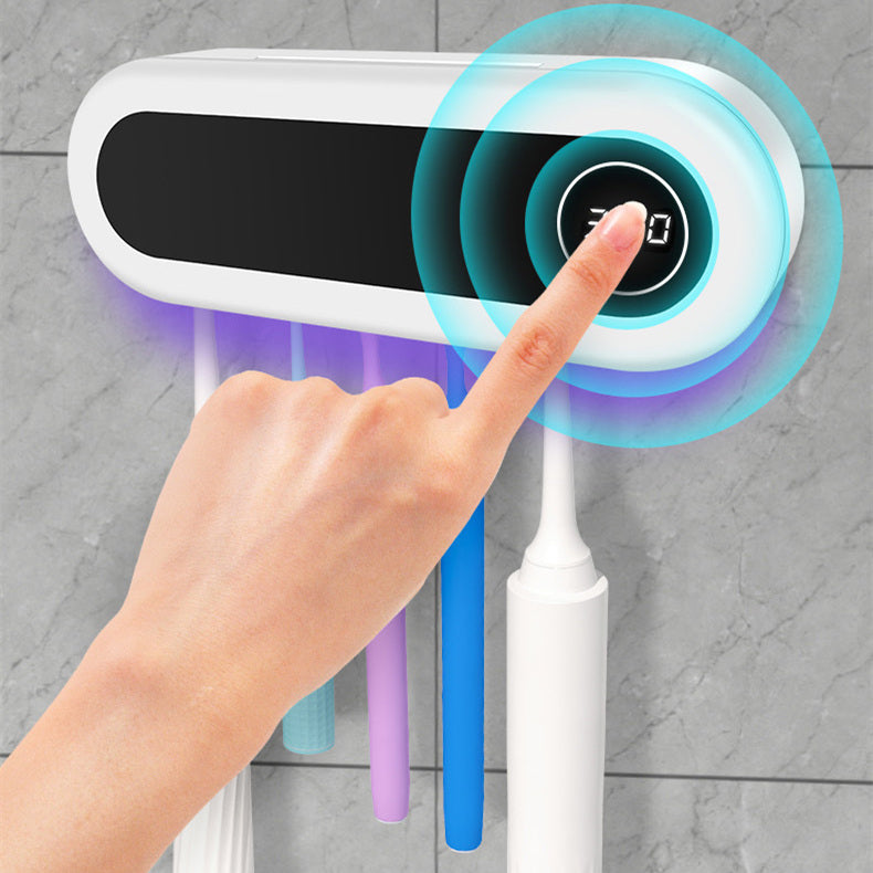 Wall Mounted Toothbrush Holder Smart Toothbrush UV Sterilizer House dealsniper-net