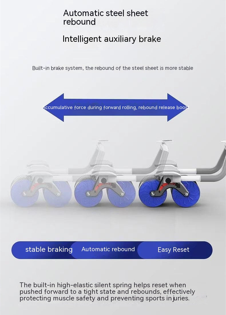 Abdominal Wheel Automatic Rebound Belly Contracting Sports dealsniper-net
