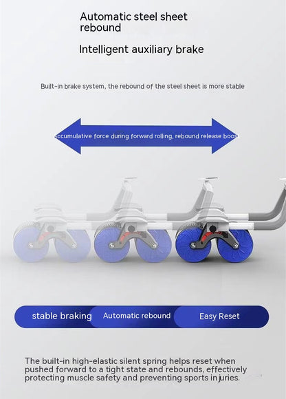 Abdominal Wheel Automatic Rebound Belly Contracting Sports dealsniper-net
