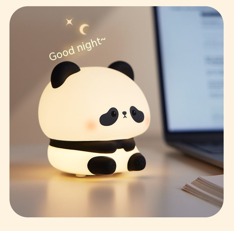 Panda LED Night Light Cute Silicone Night Light