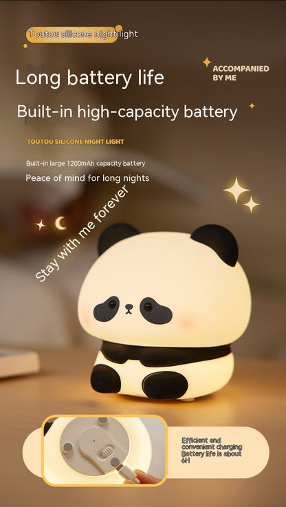 Panda LED Night Light Cute Silicone Night Light