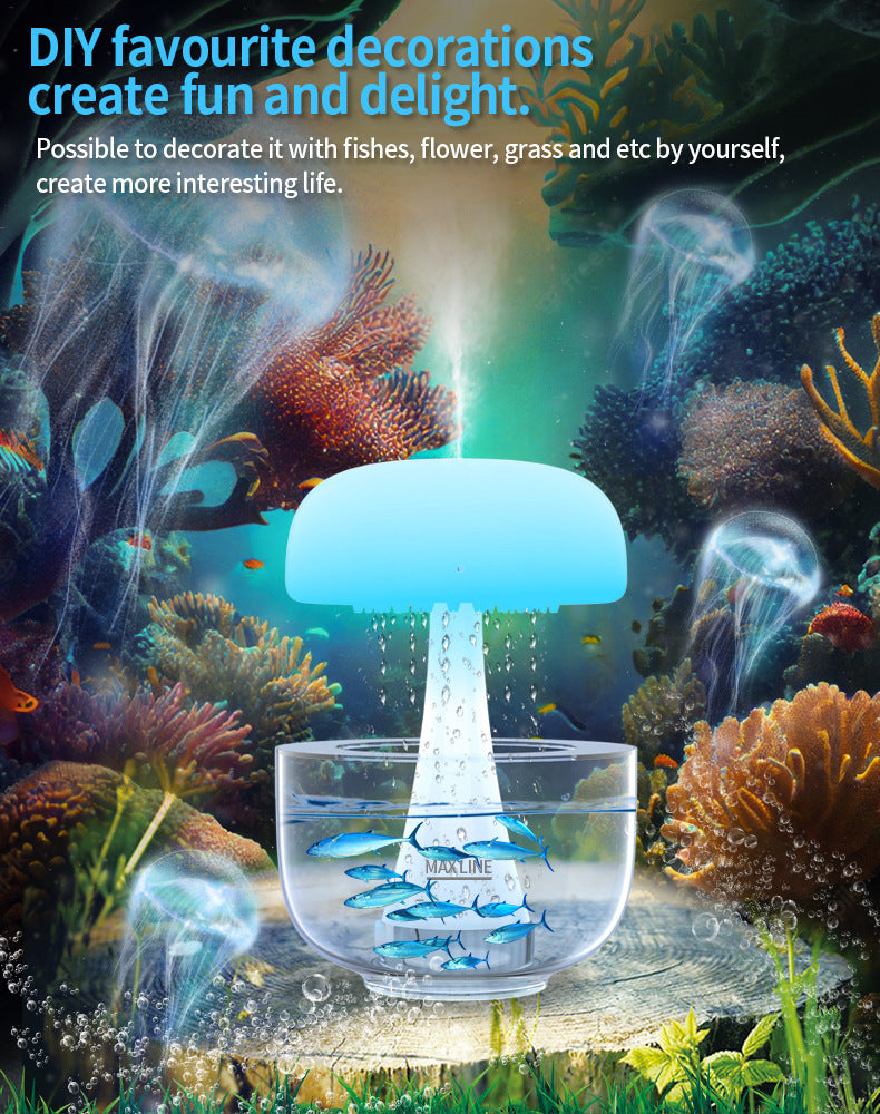 Jellyfish Raindrop Humidifier Ultrasonic Atomization