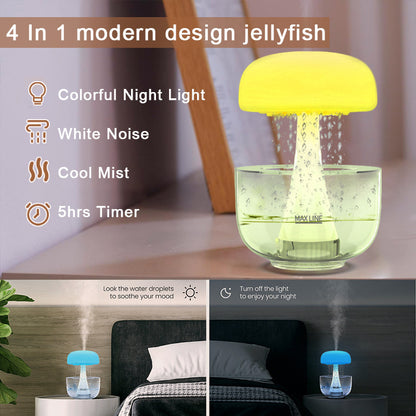 Jellyfish Raindrop Humidifier Ultrasonic Atomization