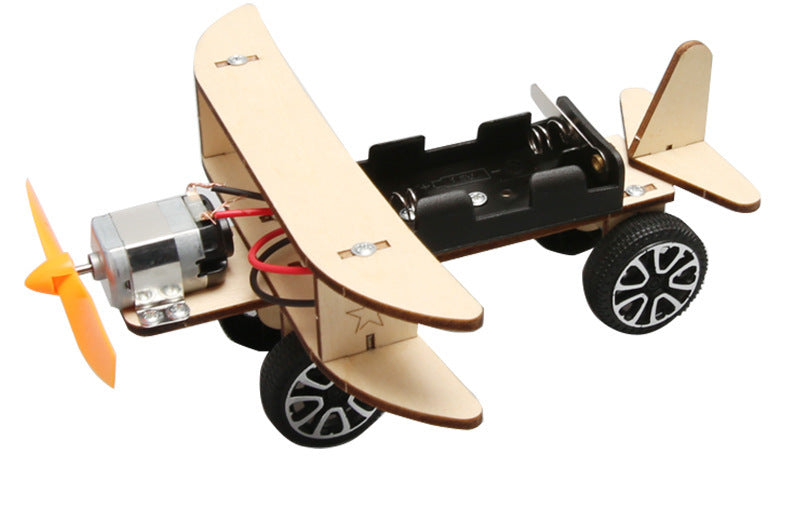 Wooden DIY Airplane Kids Puzzles Helicopter School Projects Kids DealSniper.net