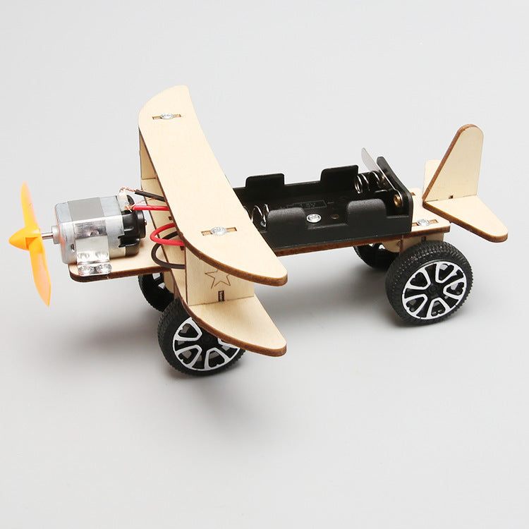 Wooden DIY Airplane Kids Puzzles Helicopter School Projects Kids DealSniper.net