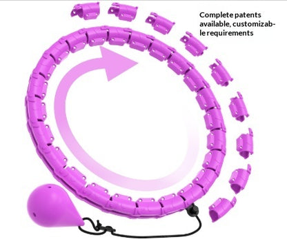 Hula Hoop For Women Designed For Belly Slimming And Fitness Sports Gym From House Purple 6 section refill pack