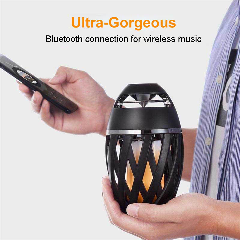 Flight-carrying Flame Bluetooth Speaker Box Home Decoration