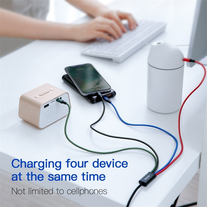 Three-in-one charging cable Electronics DealSniper.net