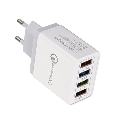 USB Charger Quick Charge 3.0 4 Phone Adapter Electronics DealSniper.net EU Grey Q1pc