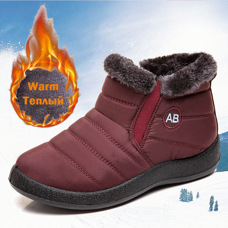 Waterproof boots warm XL snow boots Women dealsniper-net