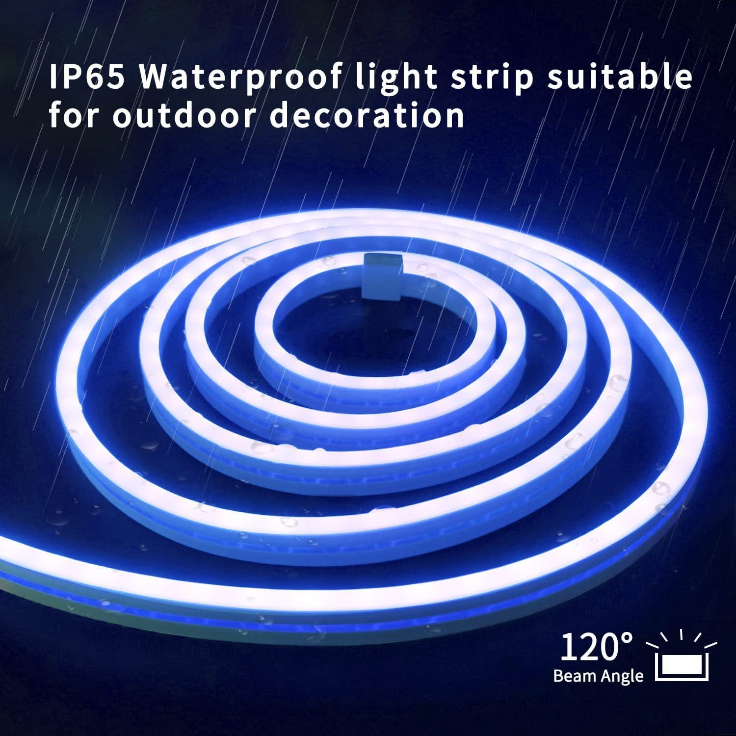 LED Flexible Neon Light Belt Modeling House DealSniper.net Blue AU