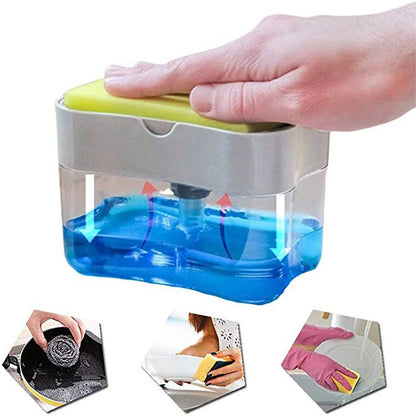 Household brush pot presser dish wash dish brush Kitchen dealsniper-net