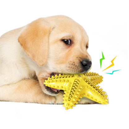 Starfish Vocal Pet Dog Toy Molar Stick Pets Gym From House