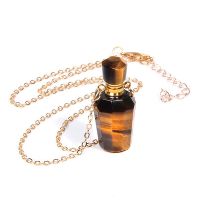 Perfume bottle crystal pendant necklace Deals dealsniper-net FI0638