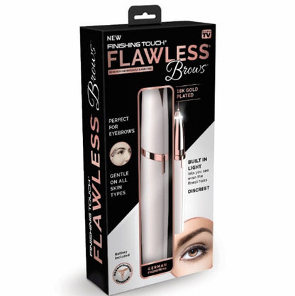 Flawlessly Brows Electric Eyebrow Remover Beauty dealsniper-net White