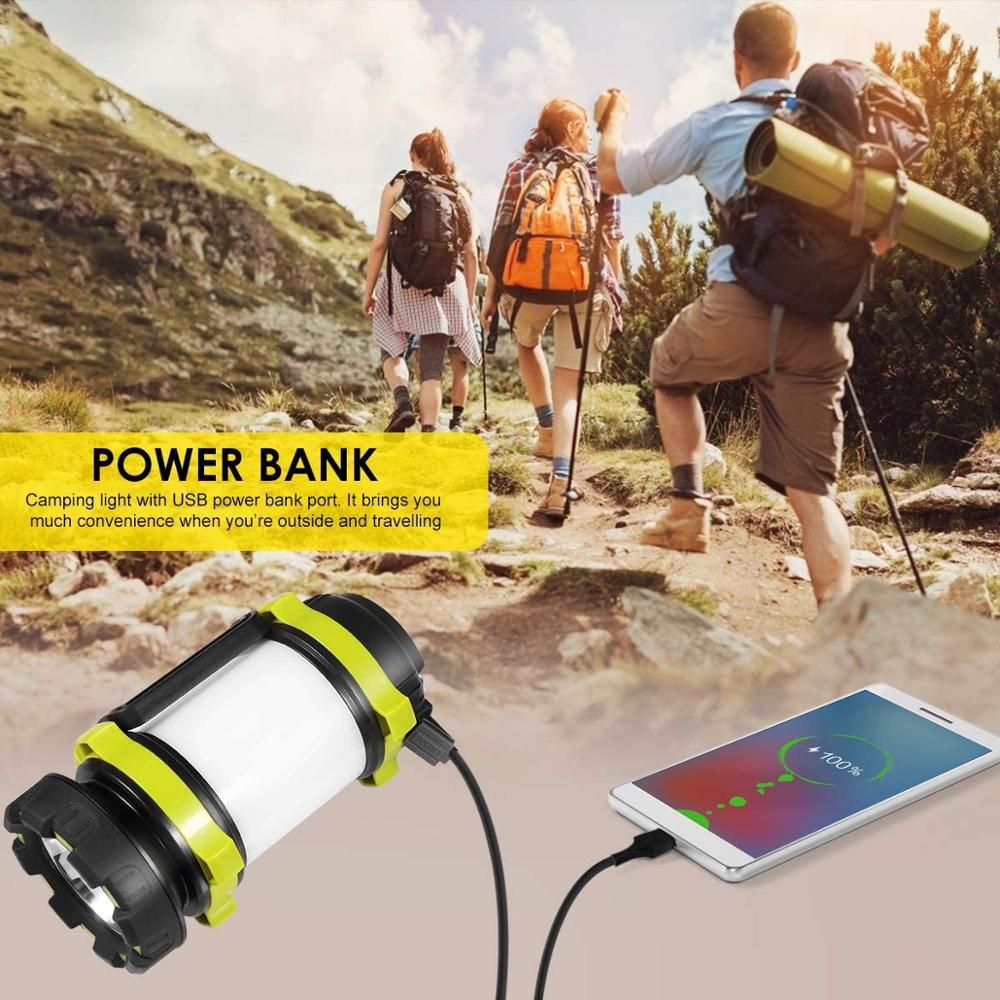 Outdoor Emergency Camping Light Flashlight Rechargeable Battery Power Bank Outdoor dealsniper-net