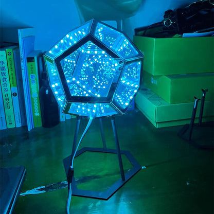 Creative Cool Unlimited Dodecahedron Small Night Lamp Color Home Decor Gym From House