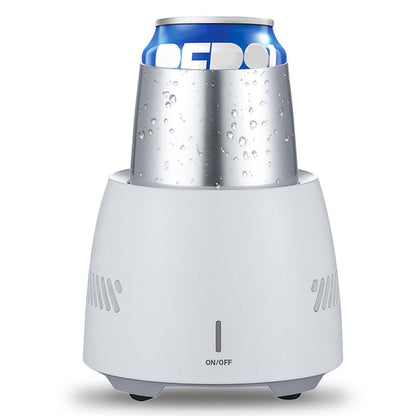 Portable Fast Cooling Cup Electronic Refrigeration Cooler Kitchen Gym From House White
