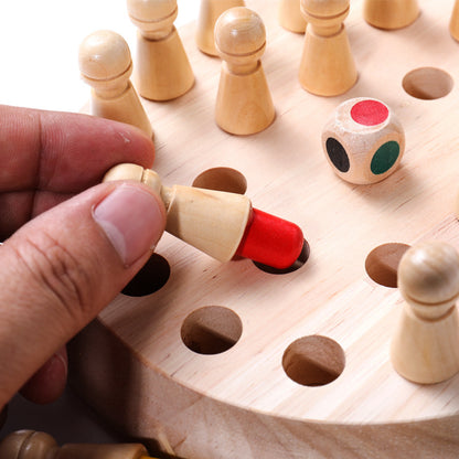 Children's Wooden Educational Toys Memory Chess Kid Kids DealSniper.net