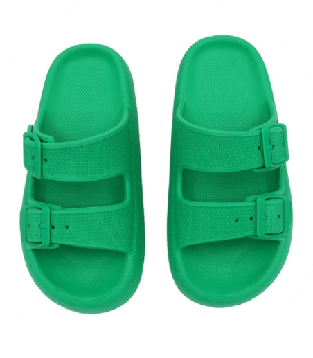 Summer Women Outdoor Indoor Thick-soled Eva Sandals And Slippers Women DealSniper.net Green 35to36