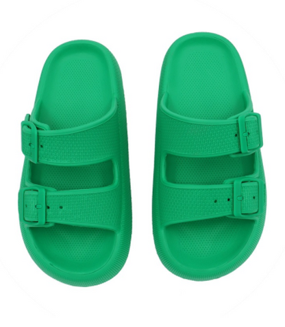 Summer Women Outdoor Indoor Thick-soled Eva Sandals And Slippers Women DealSniper.net Green 35to36