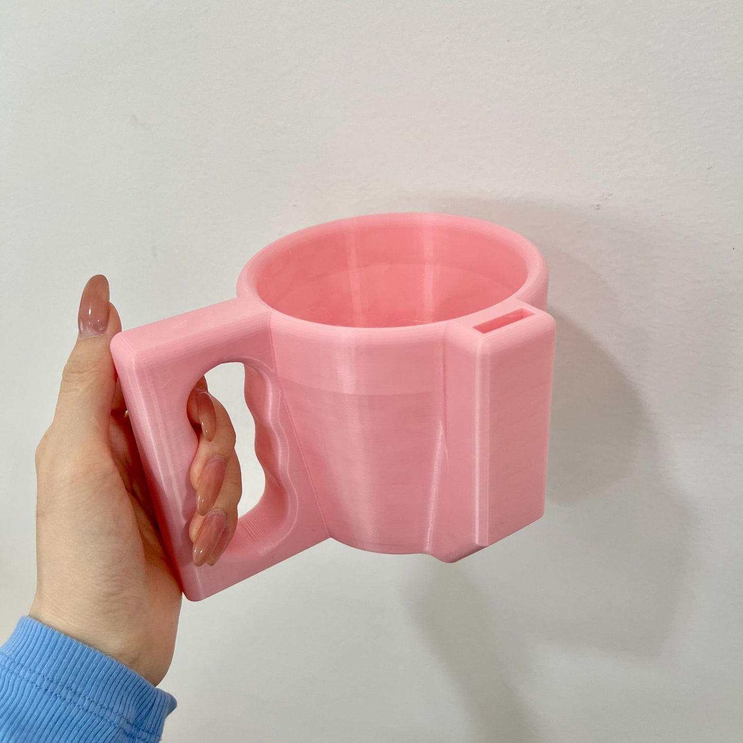 Ice Cream Cup Holder Antifreeze Hand Kitchen DealSniper.net Ice Cream Cup Holder Fierce Male Pink Monochrome