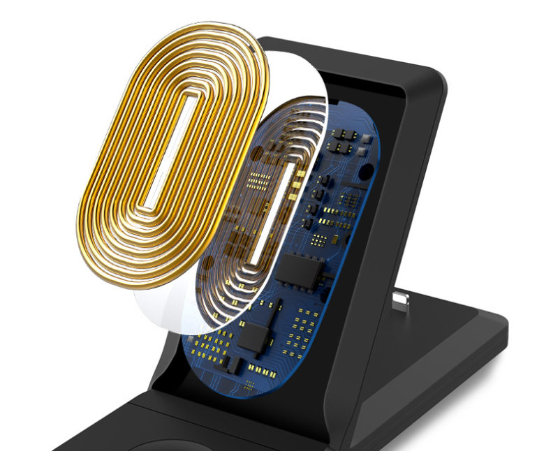 Folding three-in-one multifunctional wireless charger Phones DealSniper.net