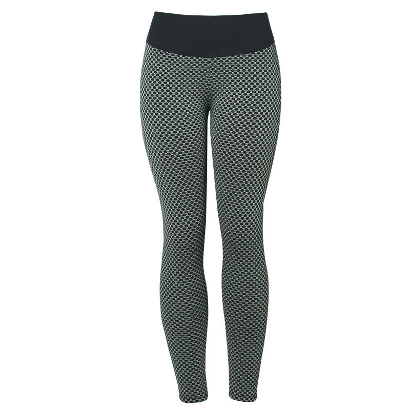 Plaid Leggings Fitness Yoga Pants Women's Seamless Women Gym From House Dark Grey 2XL