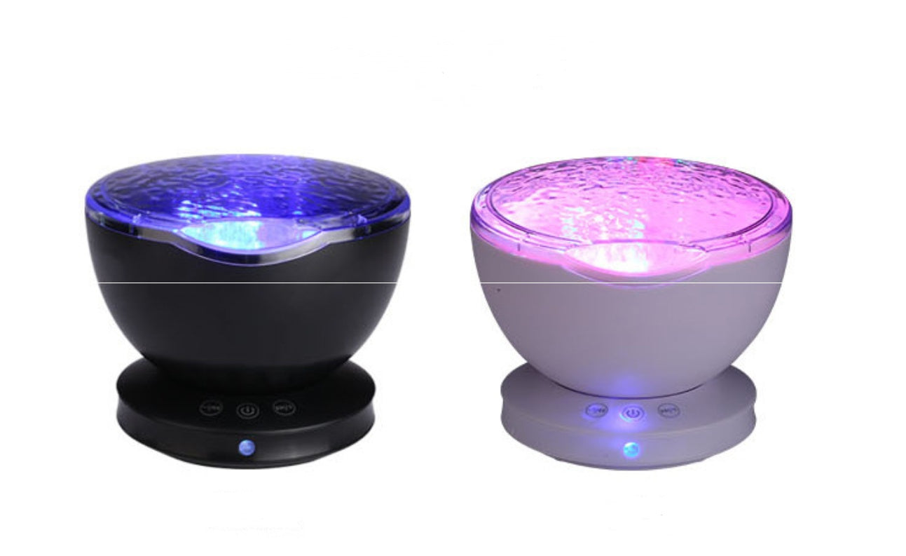 Ocean Wave Projector LED Night Light Remote Control Gadgets dealsniper-net