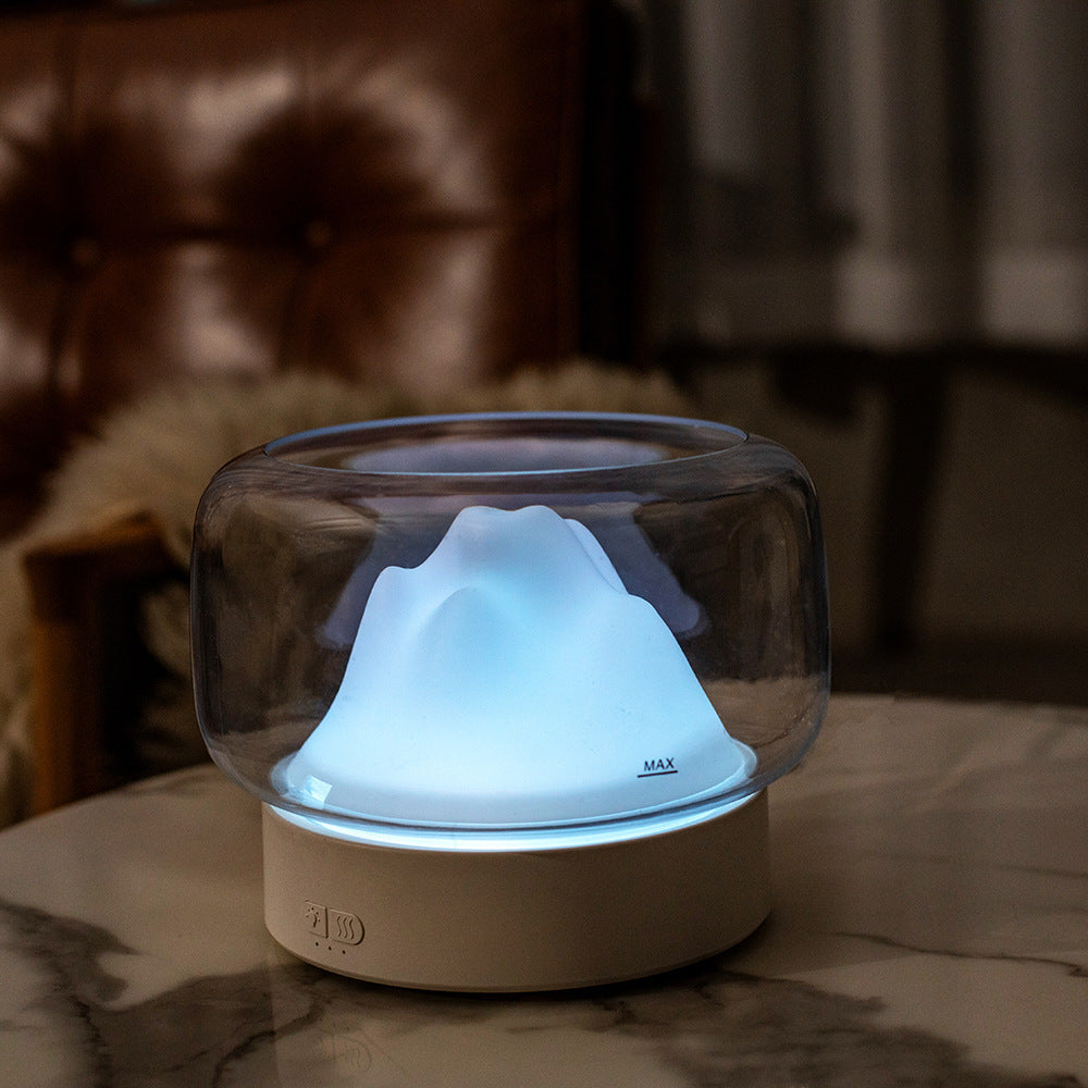 Night Light Bedroom Essential Oil Humidifier Diffuser House dealsniper-net White AU