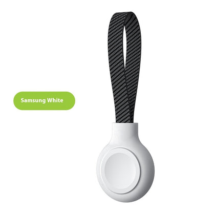 Lanyard Wireless Charger Magnetic Fast Electronics DealSniper.net Samsung White