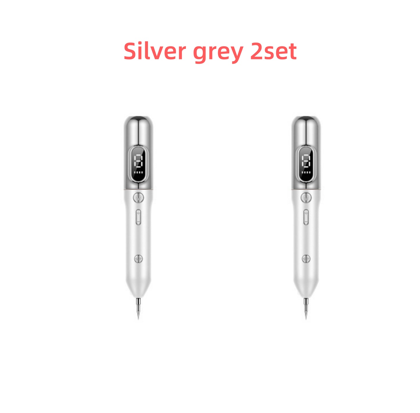 Blue Light Acne Beauty Instrument Beauty dealsniper-net Silver grey 2sets