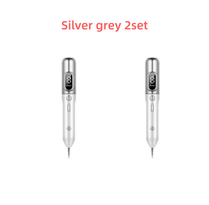 Blue Light Acne Beauty Instrument Beauty dealsniper-net Silver grey 2sets
